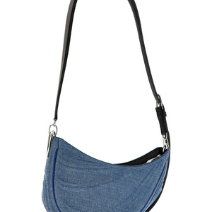Mugler Medium Denim Spiral Curve 01 Shoulder Bag