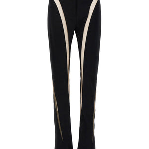 Mugler Mesh Insert Leggings
