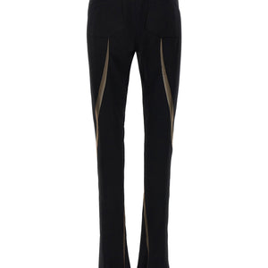 Mugler Mesh Insert Leggings