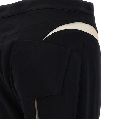Mugler Mesh Insert Leggings