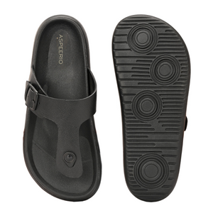 Comet Leather Slippers by Aspeerio