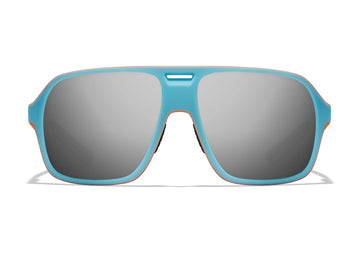 LTD Crystal Grey Frame - Teal Mirror Lens