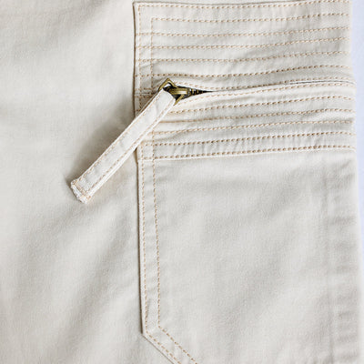 Off White Slim Fit Cargo Pants