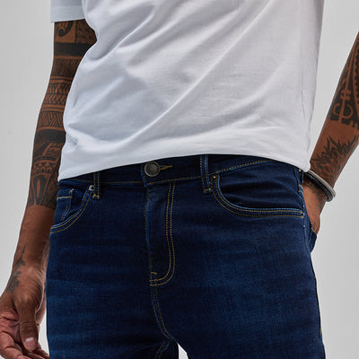 Dark Blue Skinny Fit Jeans