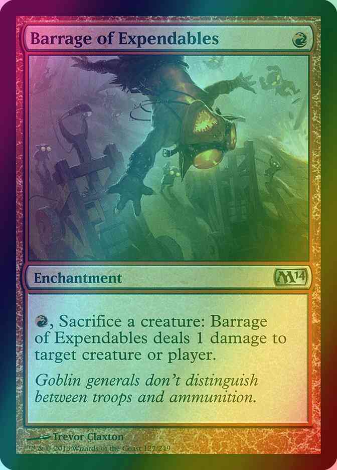 Barrage of Expendables [127] [Magic 2014] [Foil]