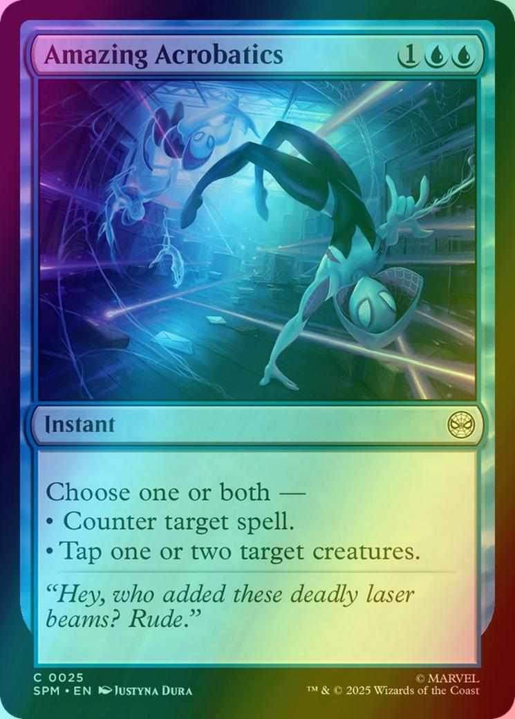 Amazing Acrobatics [25] [Marvel's Spider-Man] [Foil]