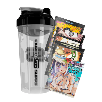 24oz Gamer Supps Shaker - Clear - 2