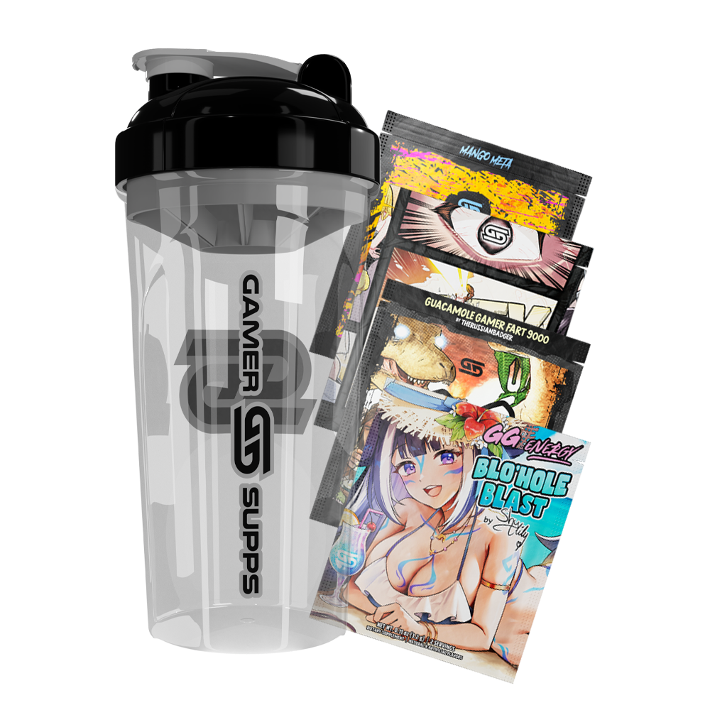 24oz Gamer Supps Shaker - Clear - 2