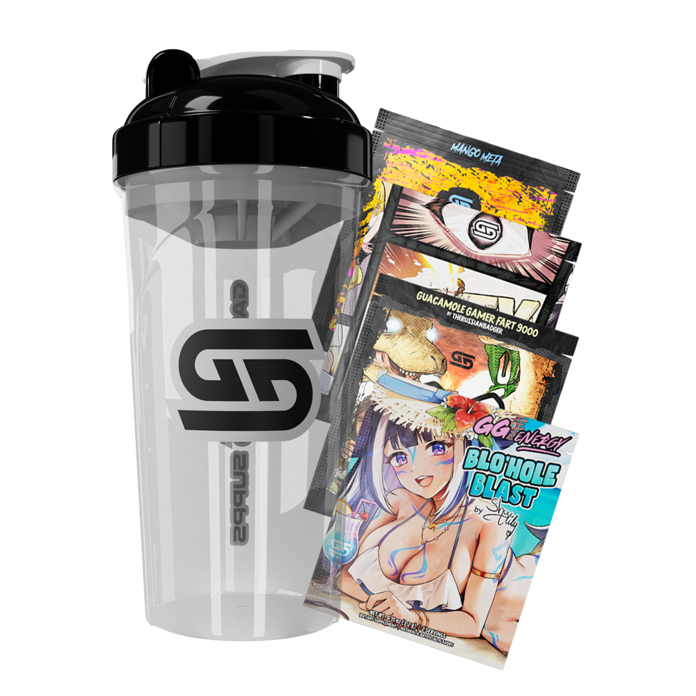 24oz Gamer Supps Shaker - Clear - 2
