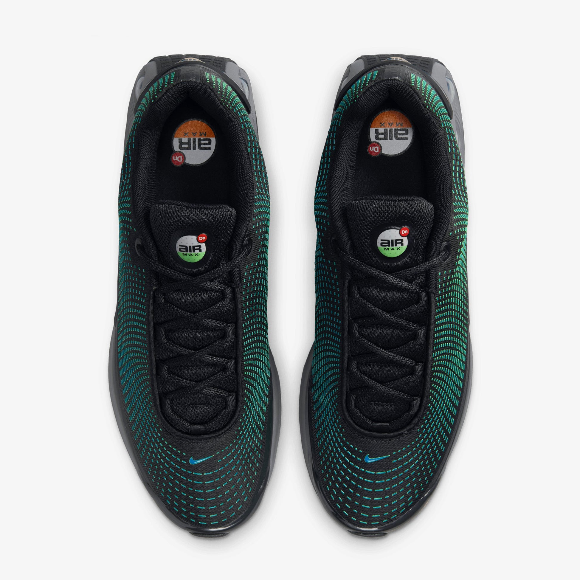Nike | AIR MAX DN  { BLACK/WHITE-HYPER COBALT-RAGE GREEN