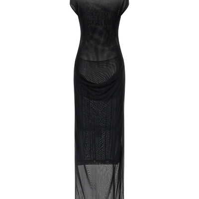 Jean Paul Gaultier Flocked Dress