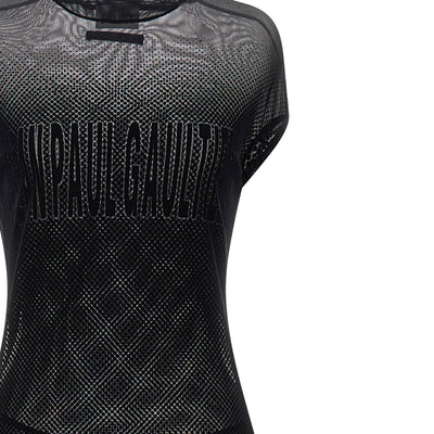 Jean Paul Gaultier Flocked Dress