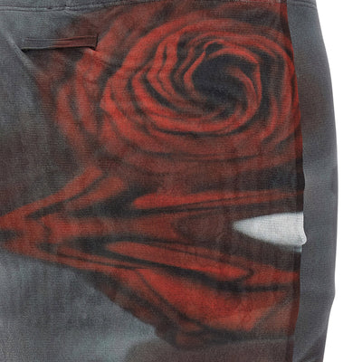 Jean Paul Gaultier The Red Blurry Roses Skort