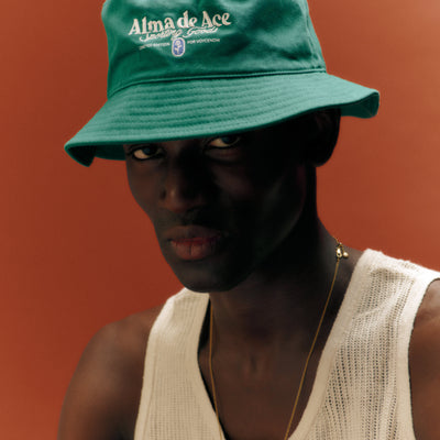 Alma De Ace Bucket Hat Green Caps & Hats