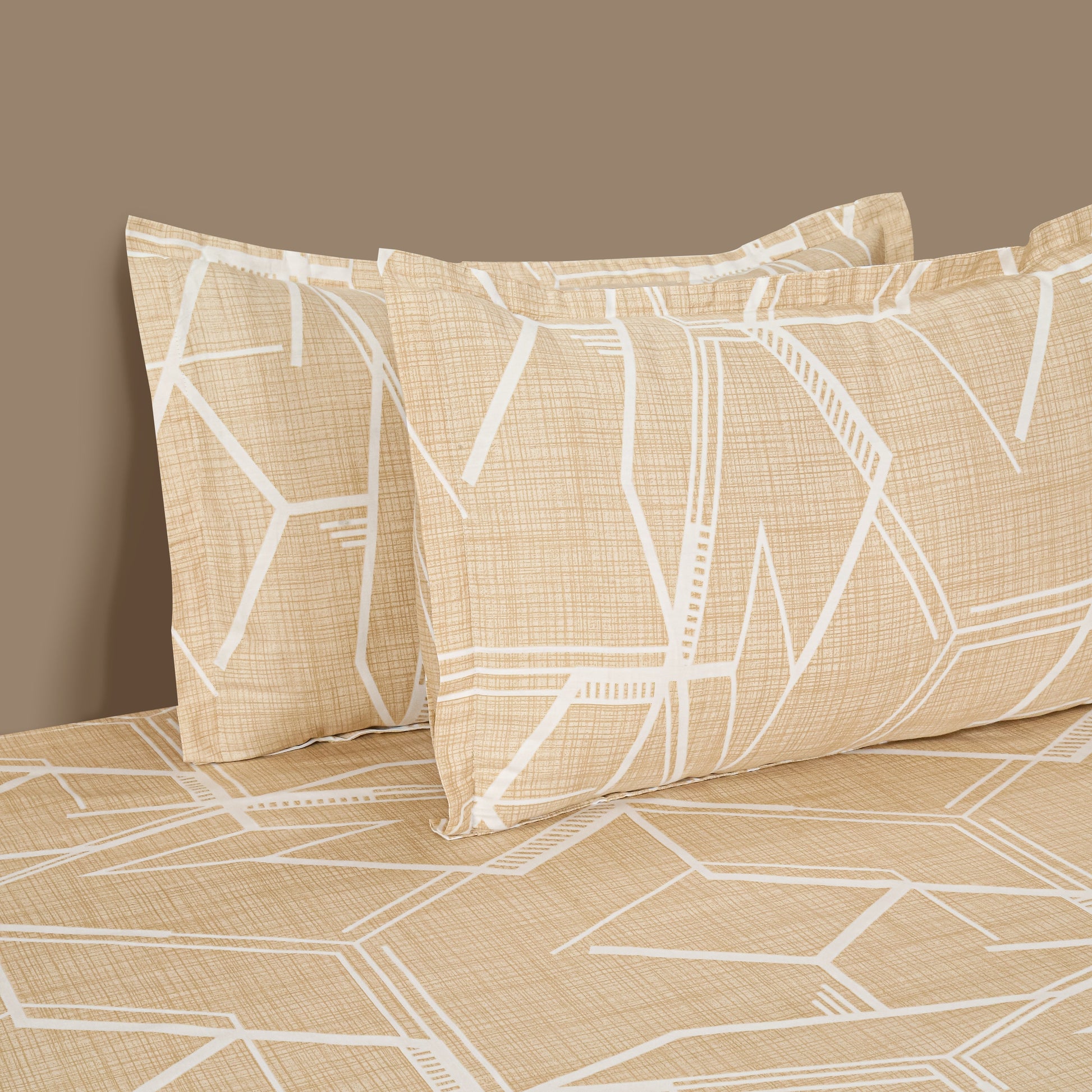 SWAYAM ZINNIA BED SHEET-25071