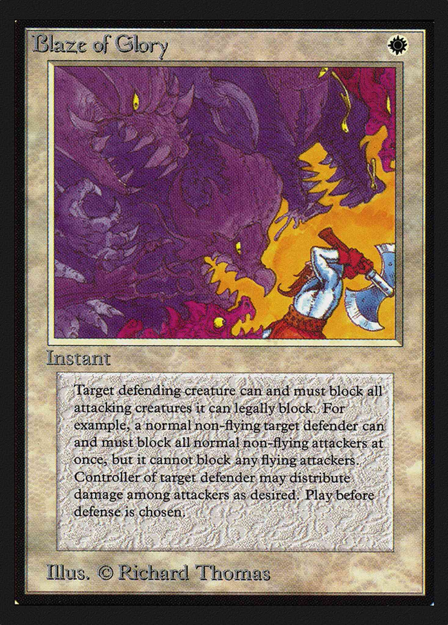 Blaze of Glory [6] [Intl Collectors Edition] [Non-Foil]