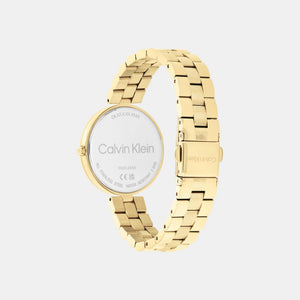 Gleam Women Quartz Light Champagne Dial Analog Stainless Steel Watch 25100014