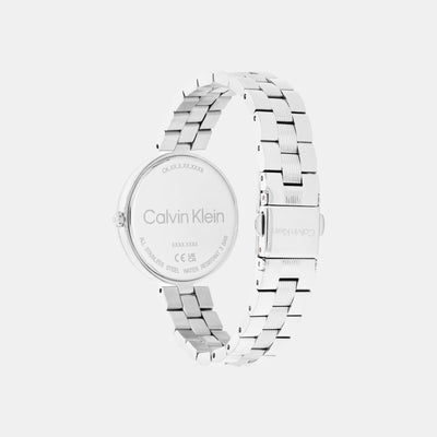 Gleam Women Quartz Light Blush Dial Analog Stainless Steel Watch 25100015