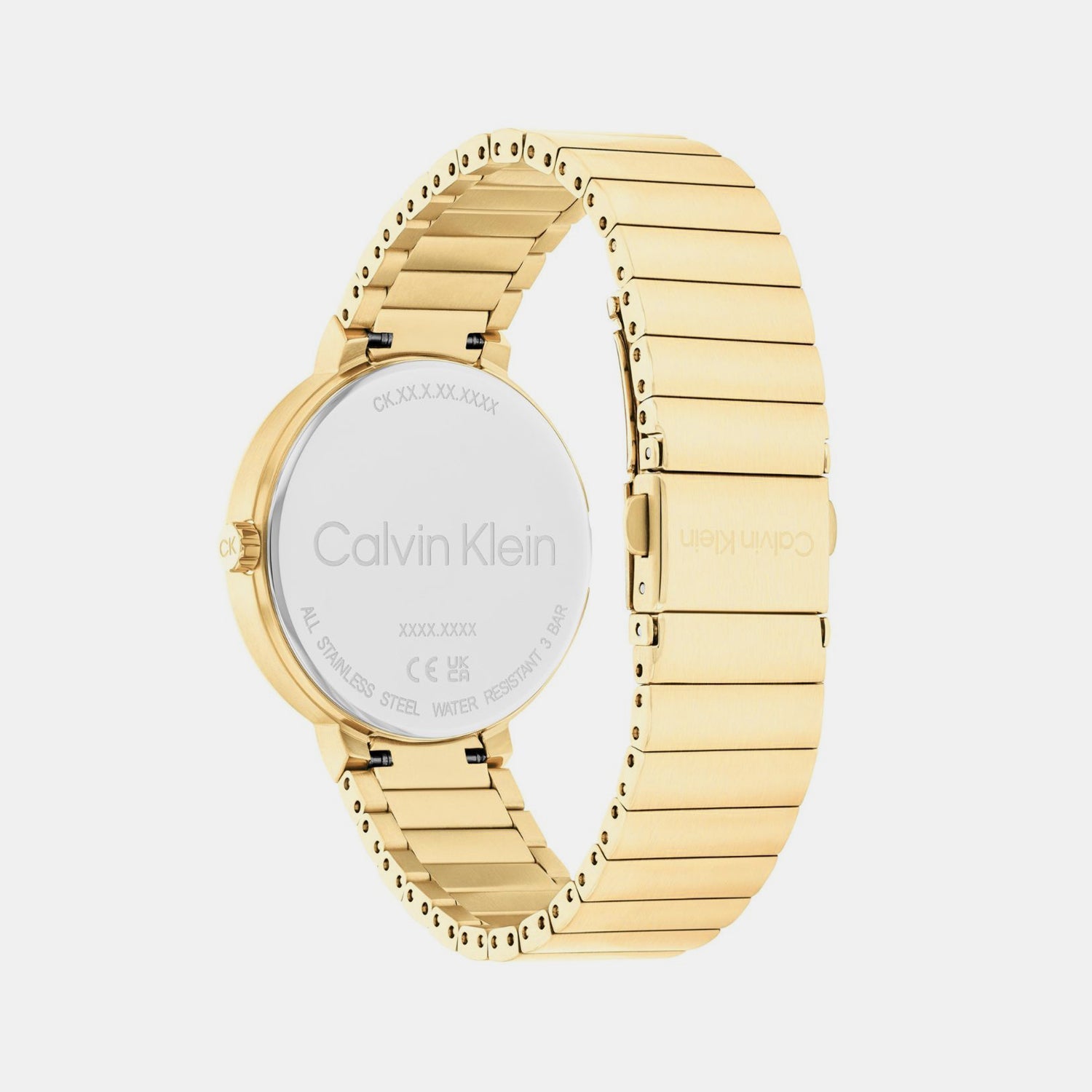 Create Women Quartz Gold Dial Multi-Function Stainless Steel Watch 25100030