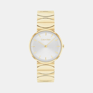 Ck Enchant Women Quartz Silver Dial Analog Stainless Steel Watch 25100043