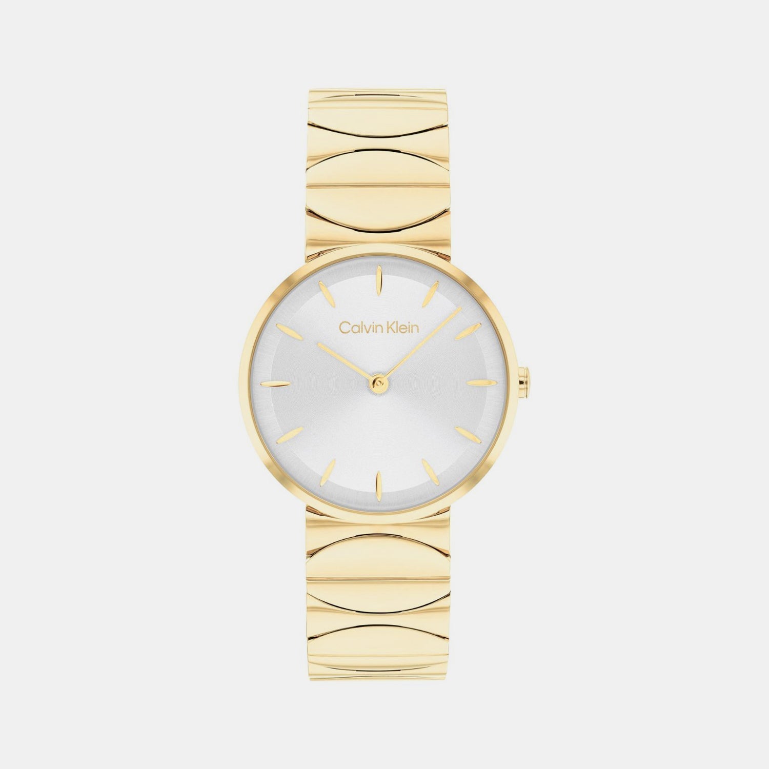 Ck Enchant Women Quartz Silver Dial Analog Stainless Steel Watch 25100043