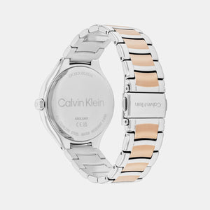 Delight Women Quartz Silver Dial Analog Stainless Steel Watch 25100049