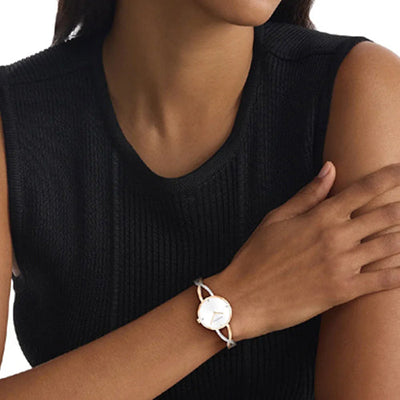 Calvin Klein Sculpted Embrace White Dial  Women 28mm 25100060