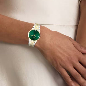 Calvin Klein Linear Elegance  Green Dial  Women 32mm 25100087