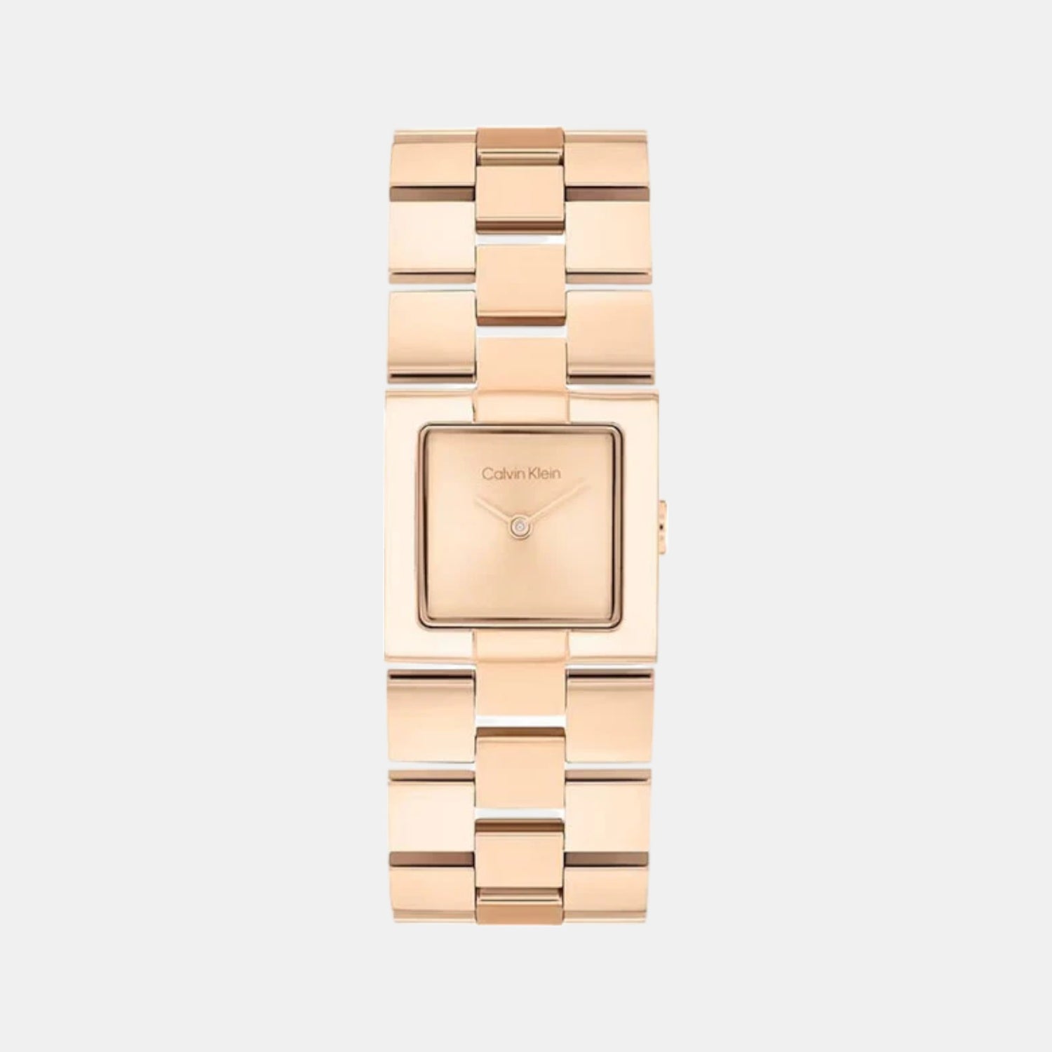 Ck Meridian Women Quartz Light Rose Gold Dial Analog Stainless Steel Watch 25100090