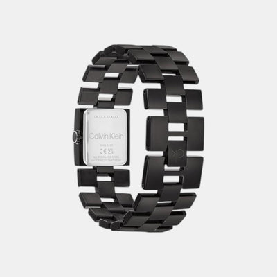 Ck Meridian Women Quartz Black Dial Analog Stainless Steel Watch 25100091