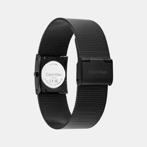 Ck Pulse Women Quartz Black Dial Analog Stainless Steel Watch 25100138