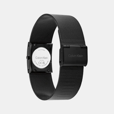 Ck Pulse Women Quartz Black Dial Analog Stainless Steel Watch 25100138