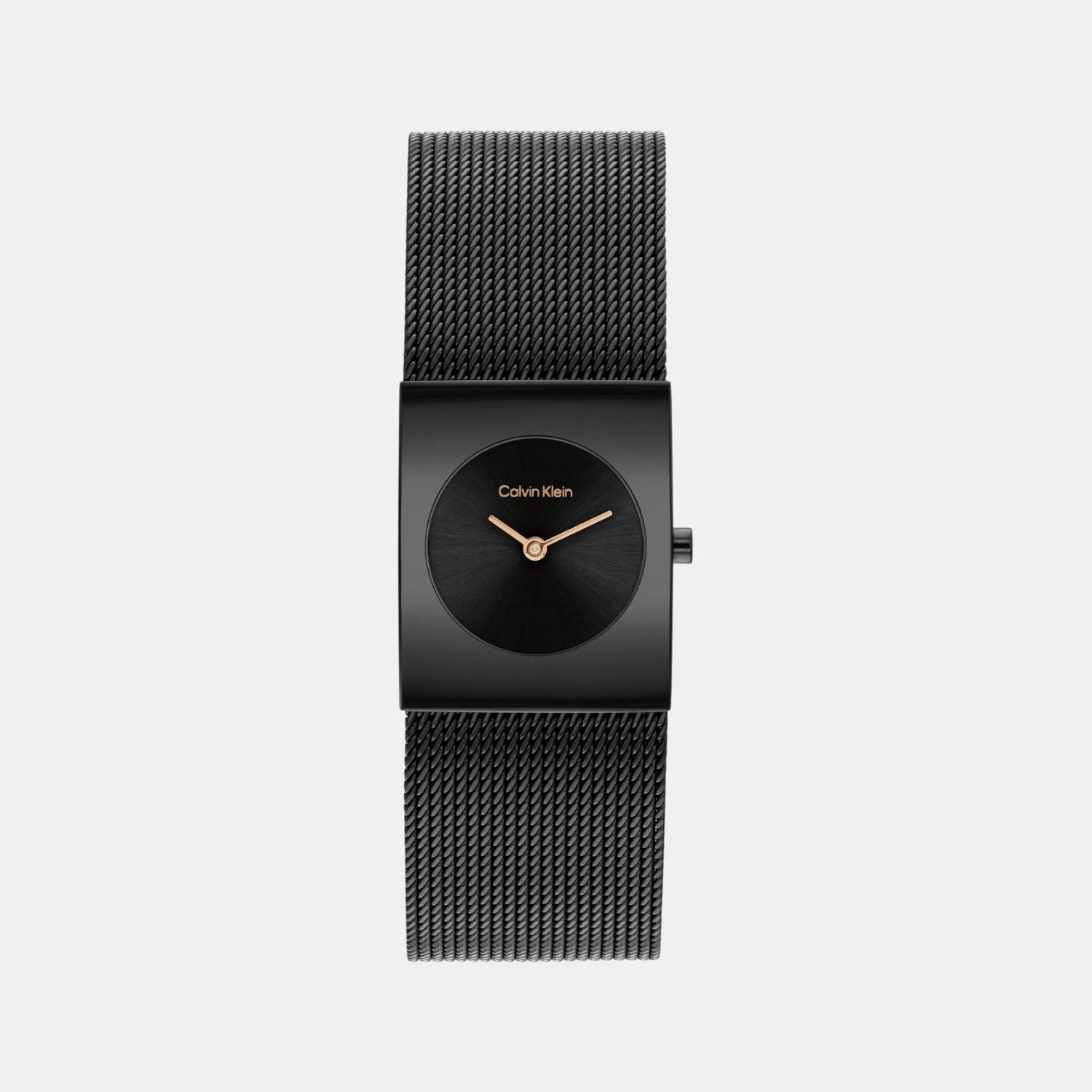 Ck Pulse Women Quartz Black Dial Analog Stainless Steel Watch 25100138