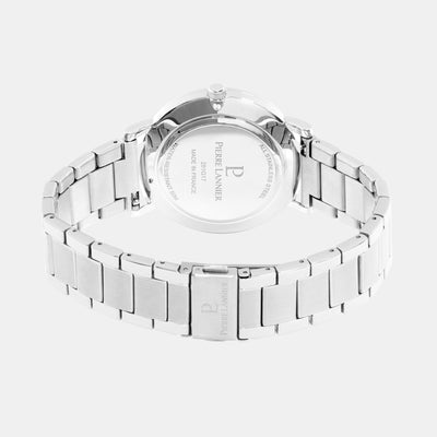 Essential Men Quartz Green Dial Analog Stainless Steel Watch 251G171