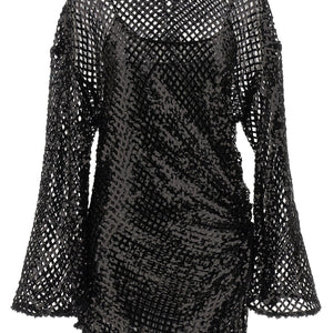 The Attico Sequin Mesh Dress