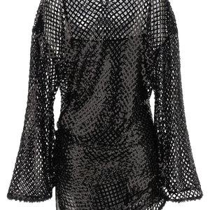 The Attico Sequin Mesh Dress
