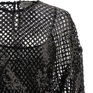 The Attico Sequin Mesh Dress