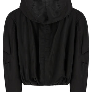 The Attico Maxi Hood Bomber Jacket