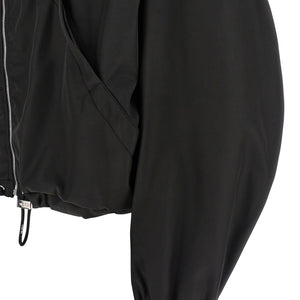 The Attico Maxi Hood Bomber Jacket