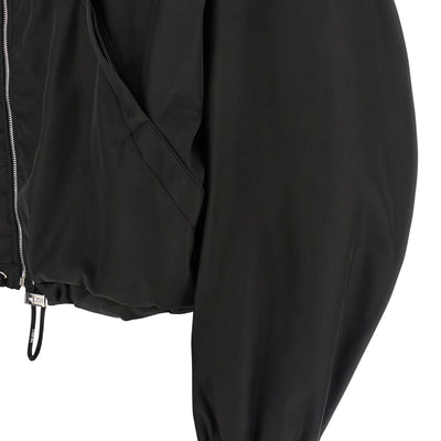The Attico Maxi Hood Bomber Jacket