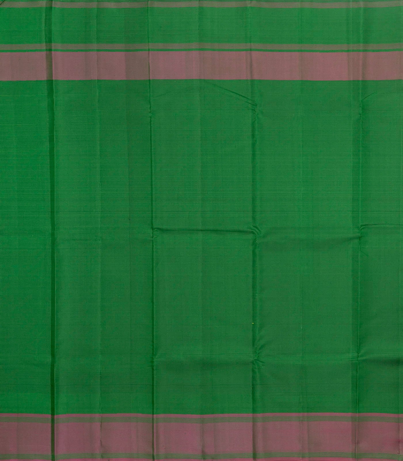 Lemon yellow Handloom Kanchipuram Korvai Silk Saree With Ganga Jamuna Border