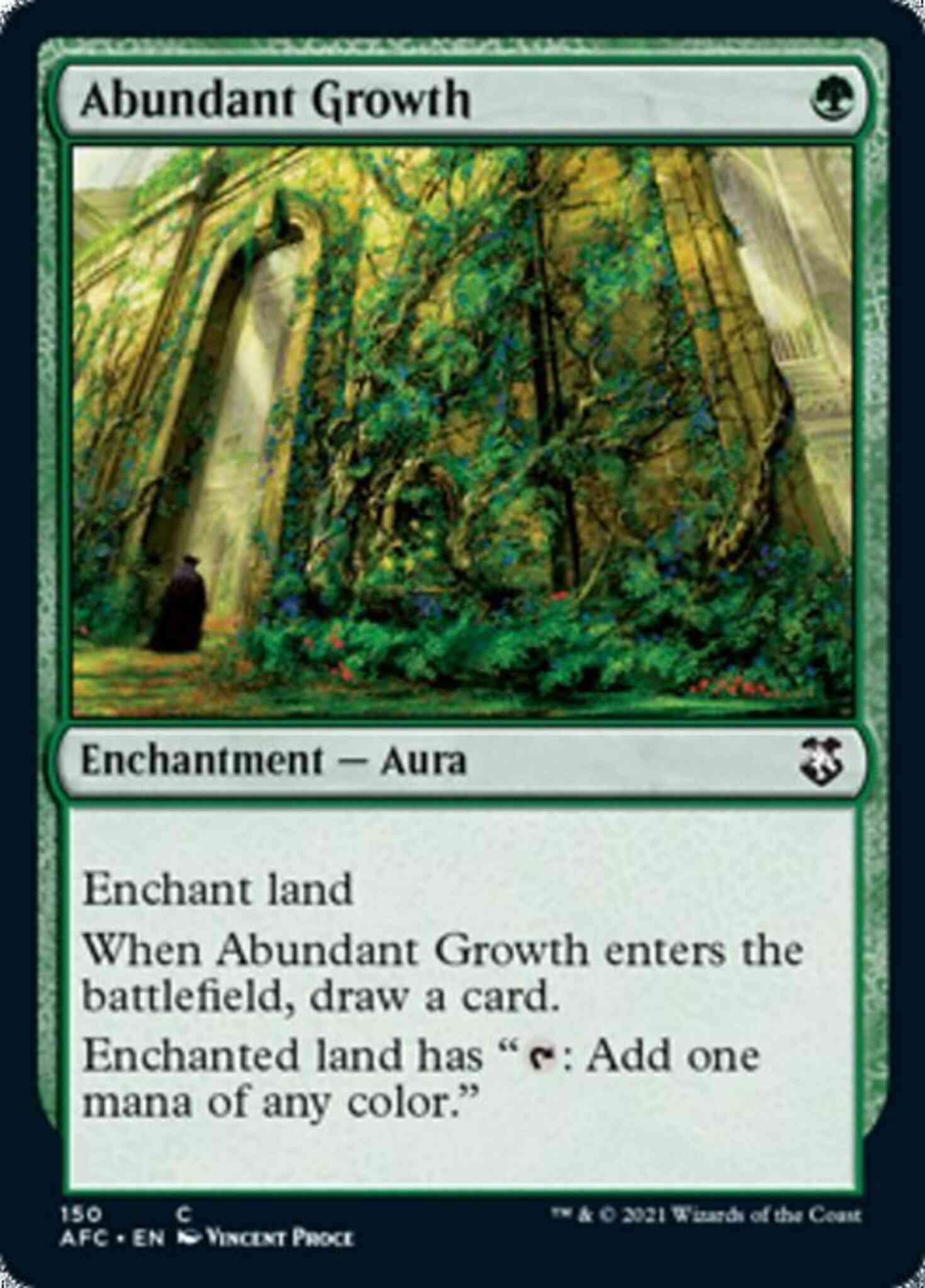Abundant Growth [150] [Adventures in the Forgotten Realms Commander] [Non-Foil]