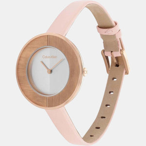 Confidence Women Quartz Silver Dial Analog Leather Watch 25200025