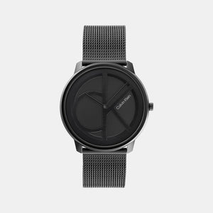 Ck Iconic Women Quartz Black Dial Analog Stainless Steel Watch 25200028