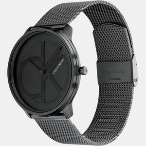 Ck Iconic Women Quartz Black Dial Analog Stainless Steel Watch 25200028