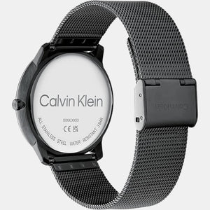 Ck Iconic Women Quartz Black Dial Analog Stainless Steel Watch 25200028