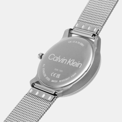 Ck Iconic Unisex Quartz Silver Dial Analog Stainless Steel Watch 25200032