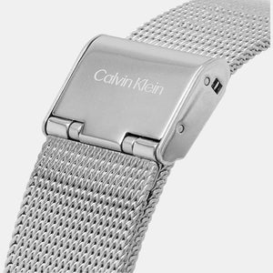Ck Iconic Unisex Quartz Silver Dial Analog Stainless Steel Watch 25200032