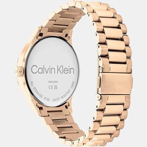 Ck Iconic Unisex Quartz Black Dial Analog Stainless Steel Watch 25200037