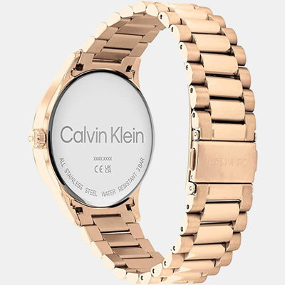 Ck Iconic Unisex Quartz Black Dial Analog Stainless Steel Watch 25200037